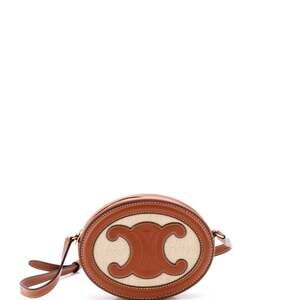Celine Triomphe Oval Crossbody Bag #245074C15B